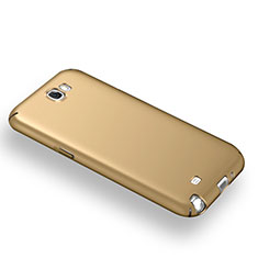 Carcasa Dura Plastico Rigida Mate M03 para Samsung Galaxy Note 2 N7100 N7105 Oro
