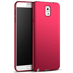 Carcasa Dura Plastico Rigida Mate M05 para Samsung Galaxy Note 3 N9000 Rojo