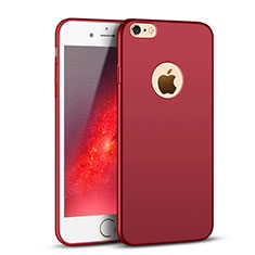 Carcasa Dura Plastico Rigida Mate P01 para Apple iPhone 6 Rojo