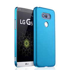 Carcasa Dura Plastico Rigida Mate para LG G5 Azul Cielo