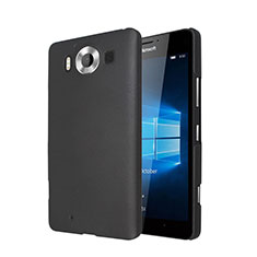 Carcasa Dura Plastico Rigida Mate para Microsoft Lumia 950 Negro