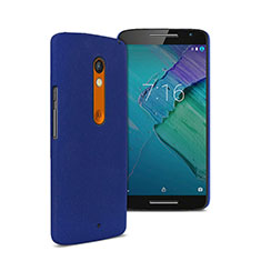 Carcasa Dura Plastico Rigida Mate para Motorola Moto X Play Azul