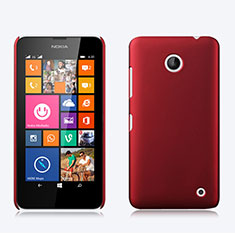 Carcasa Dura Plastico Rigida Mate para Nokia Lumia 630 Rojo
