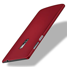 Carcasa Dura Plastico Rigida Mate para OnePlus 2 Rojo