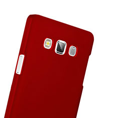 Carcasa Dura Plastico Rigida Mate para Samsung Galaxy A3 SM-300F Rojo