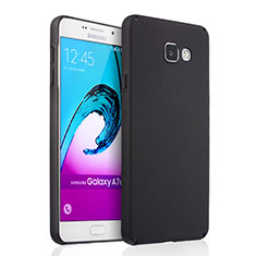 Carcasa Dura Plastico Rigida Mate para Samsung Galaxy A7 (2016) A7100 Negro