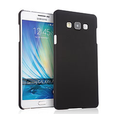 Carcasa Dura Plastico Rigida Mate para Samsung Galaxy A7 Duos SM-A700F A700FD Negro