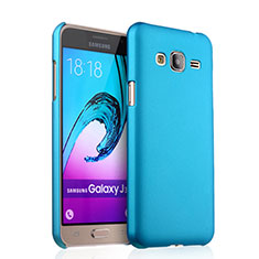 Carcasa Dura Plastico Rigida Mate para Samsung Galaxy Amp Prime J320P J320M Azul Cielo