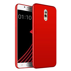 Carcasa Dura Plastico Rigida Mate para Samsung Galaxy C7 (2017) Rojo