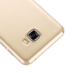 Carcasa Dura Plastico Rigida Mate para Samsung Galaxy C7 SM-C7000 Oro