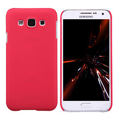 Carcasa Dura Plastico Rigida Mate para Samsung Galaxy E5 SM-E500F E500H Rojo