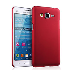 Carcasa Dura Plastico Rigida Mate para Samsung Galaxy Grand Prime SM-G530H Rojo