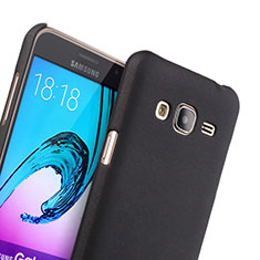 Carcasa Dura Plastico Rigida Mate para Samsung Galaxy J3 Negro