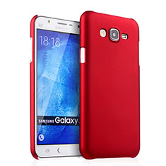 Carcasa Dura Plastico Rigida Mate para Samsung Galaxy J7 SM-J700F J700H Rojo