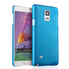Carcasa Dura Plastico Rigida Mate para Samsung Galaxy Note 4 SM-N910F Azul Cielo