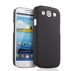 Carcasa Dura Plastico Rigida Mate para Samsung Galaxy S3 i9300 Negro