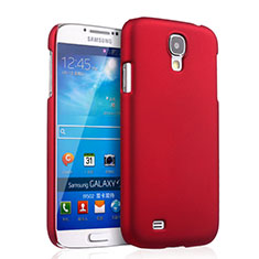 Carcasa Dura Plastico Rigida Mate para Samsung Galaxy S4 i9500 i9505 Rojo