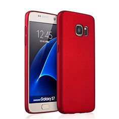 Carcasa Dura Plastico Rigida Mate para Samsung Galaxy S7 G930F G930FD Rojo