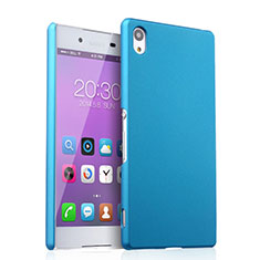 Carcasa Dura Plastico Rigida Mate para Sony Xperia Z3+ Plus Azul Cielo