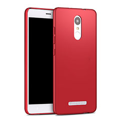 Carcasa Dura Plastico Rigida Mate para Xiaomi Redmi Note 3 MediaTek Rojo