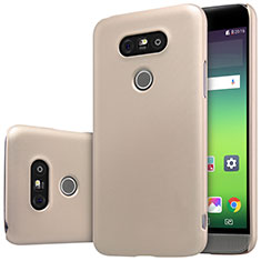 Carcasa Dura Plastico Rigida Mate R01 para LG G5 Oro