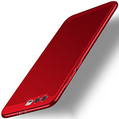 Carcasa Dura Plastico Rigida Perforada para Huawei Honor 9 Rojo