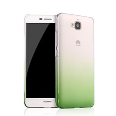 Carcasa Dura Plastico Rigida Transparente Gradient para Huawei Enjoy 5 Verde