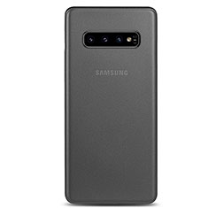 Carcasa Dura Ultrafina Transparente Funda Mate P01 para Samsung Galaxy S10 5G Gris