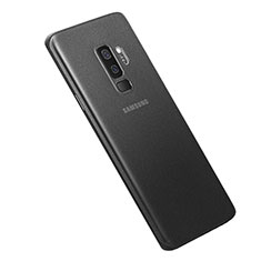 Carcasa Dura Ultrafina Transparente Funda Mate para Samsung Galaxy S9 Plus Negro
