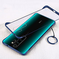 Carcasa Dura Ultrafina Transparente Funda Mate para Xiaomi Redmi Note 8 Pro Azul