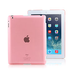 Carcasa Dura Ultrafina Transparente Mate para Apple iPad 3 Rosa