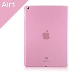 Carcasa Dura Ultrafina Transparente Mate para Apple iPad Air Rosa