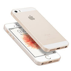 Carcasa Dura Ultrafina Transparente Mate para Apple iPhone SE Blanco