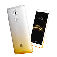 Carcasa Gel Ultrafina Transparente Gradiente para Huawei Mate 8 Amarillo
