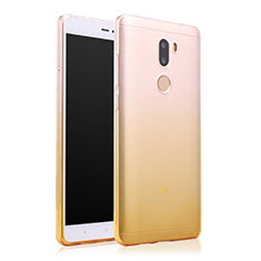 Carcasa Gel Ultrafina Transparente Gradiente para Xiaomi Mi 5S Plus Amarillo