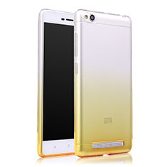 Carcasa Gel Ultrafina Transparente Gradiente para Xiaomi Redmi 3 Amarillo