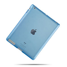 Carcasa Gel Ultrafina Transparente para Apple iPad 2 Azul Cielo