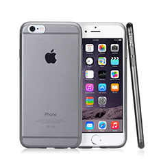 Carcasa Gel Ultrafina Transparente para Apple iPhone 6 Plus Gris