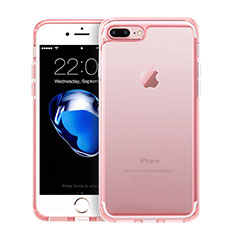 Carcasa Gel Ultrafina Transparente para Apple iPhone 7 Plus Rosa
