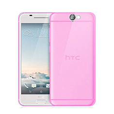 Carcasa Gel Ultrafina Transparente para HTC One A9 Rosa