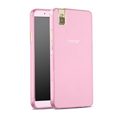 Carcasa Gel Ultrafina Transparente para Huawei Honor 7i shot X Rosa
