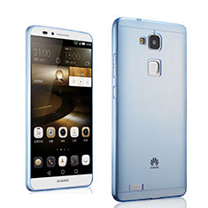 Carcasa Gel Ultrafina Transparente para Huawei Mate 7 Azul