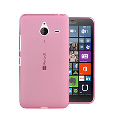 Carcasa Gel Ultrafina Transparente para Microsoft Lumia 640 XL Lte Rosa