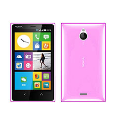 Carcasa Gel Ultrafina Transparente para Nokia X2 Dual Sim Rosa