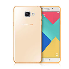 Carcasa Gel Ultrafina Transparente para Samsung Galaxy A3 (2016) SM-A310F Oro