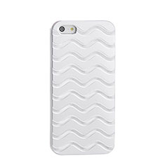 Carcasa Lujo Marco de Aluminio para Apple iPhone SE Plata