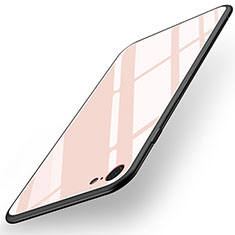 Carcasa Silicona Goma Espejo para Apple iPhone 8 Rosa