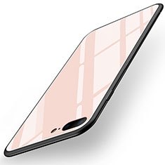 Carcasa Silicona Goma Espejo R02 para Apple iPhone 7 Plus Rosa