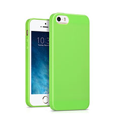 Carcasa Silicona Goma para Apple iPhone SE Verde