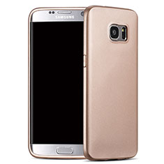 Carcasa Silicona Goma para Samsung Galaxy S7 Edge G935F Oro